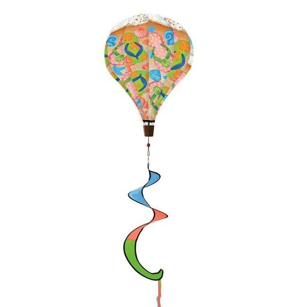 Briarwood Lane Briarwood Lane BLW00045 54 in. Flip Flops Deluxe Hot Air Balloon Wind Twister BLW00045